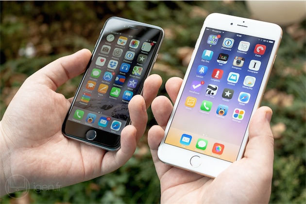 La différence entre l'iPhone 6 Plus et l'iPhone 6 est peut-être plus flagrante que celle entre l'iPhone 6 et l'iPhone 5s.