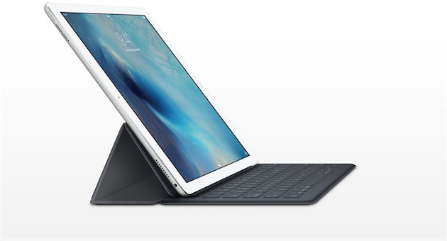 Avec ou sans clavier, l'iPad Pro est aussi puissant que la plupart des Mac portables. Image Apple.