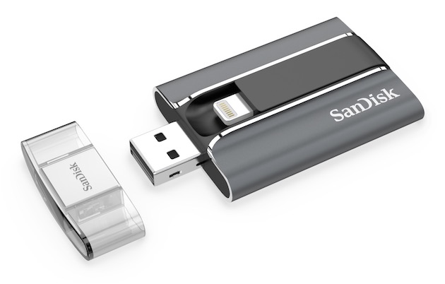 SANDISK Clé USB iPhone 64go iXpand Flash Drive lightning + USB pas cher 