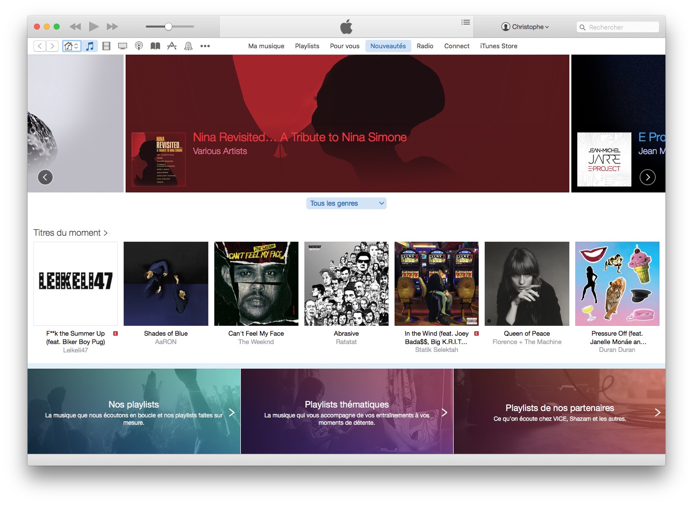 Le nom Apple Music n'apparait nulle part dans iTunes. Vous trouvez cela normal ?
