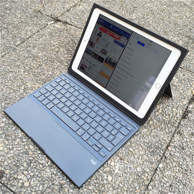 Logitech : test du Block, un épais étui-clavier pour iPad Air 2