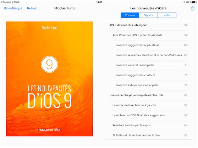 Avant de précommander notre nouveau guide, vous pouvez télécharger un extrait1 contenant un guide d’installation d’iOS 9 et un aperçu rapide de quelques-unes de ses nouveautés.