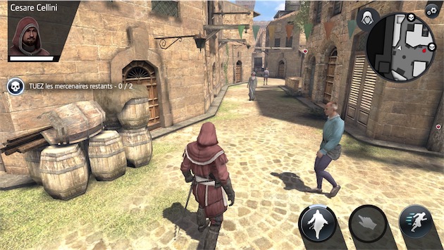 Assassin’s Creed Identity sur un iPhone 6s Plus — Cliquer pour agrandir