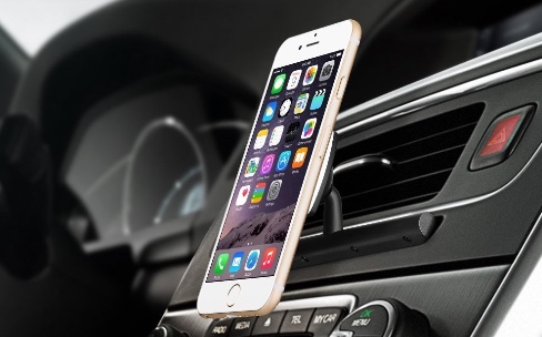 Support pour smartphone sur lecteur CD voiture - Équipement auto