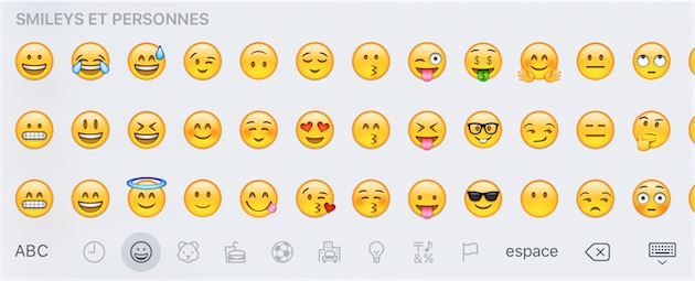 Les anciens emojis.