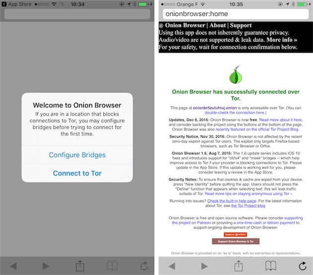 tor ios download