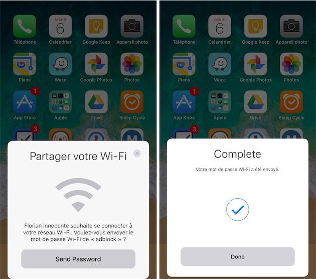 Ios 11 Partage Les Mots De Passe Wi Fi En Un Clin D œil Igeneration