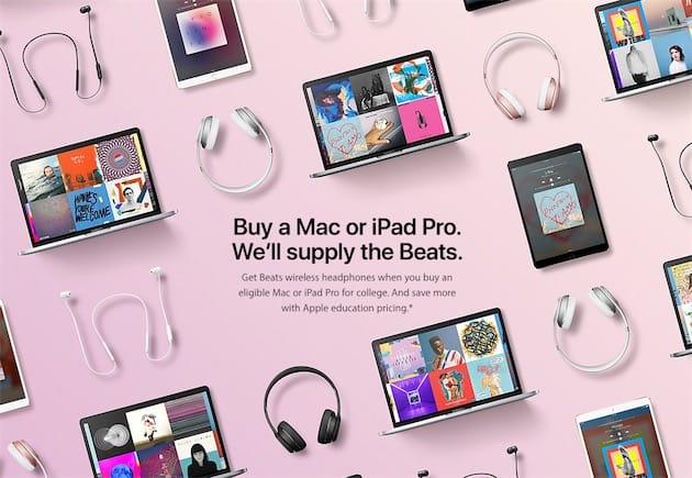 back to school promotion apple