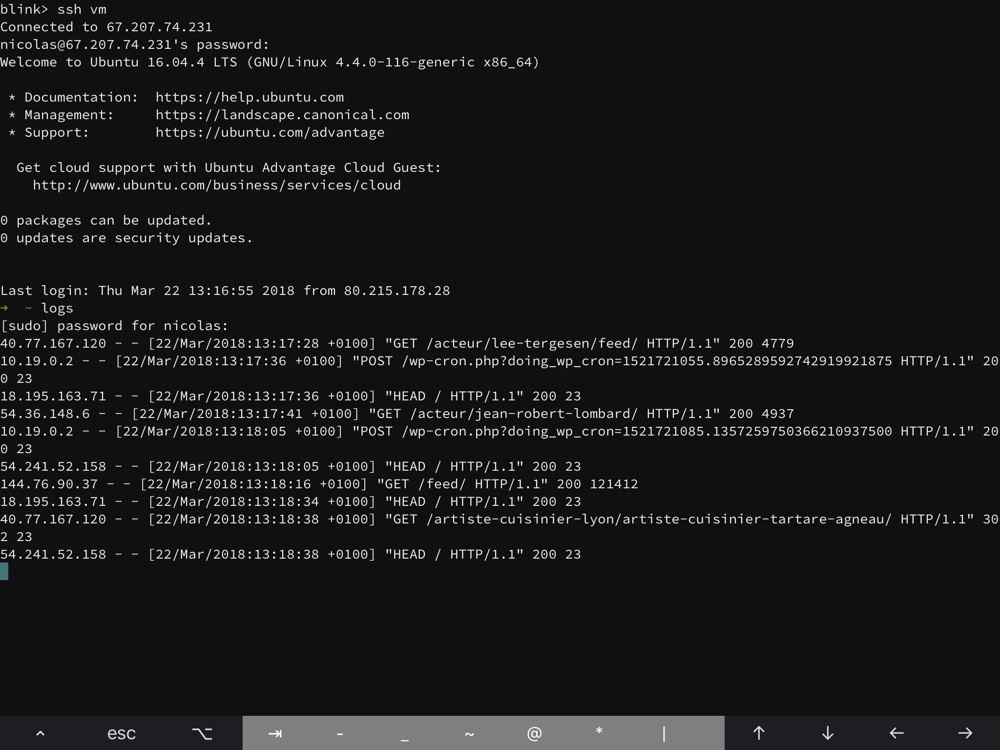 Le terminal iOS Blink est disponible sur l’App Store français iGeneration