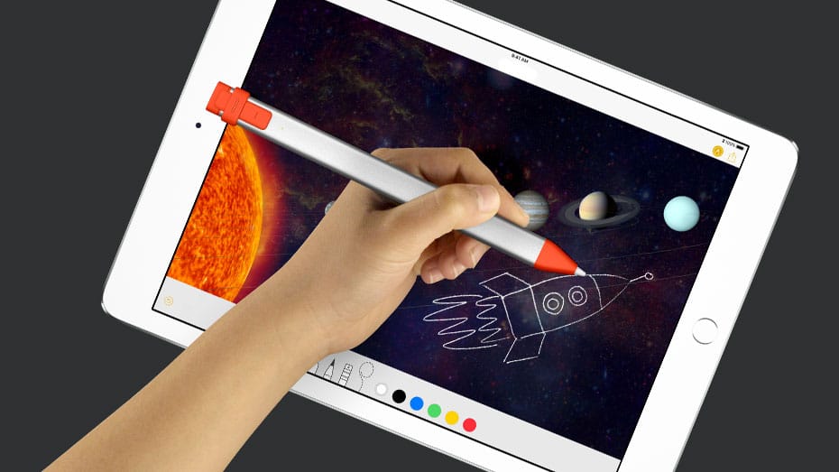 Logitech : un Crayon pas cher et un clavier durci pour l'iPad 6
