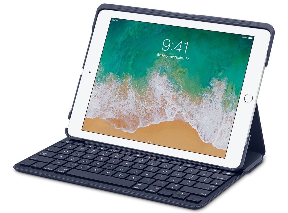 Étui avec clavier Bluetooth pour iPad 9,7/ Air/ Nouveau/17/18