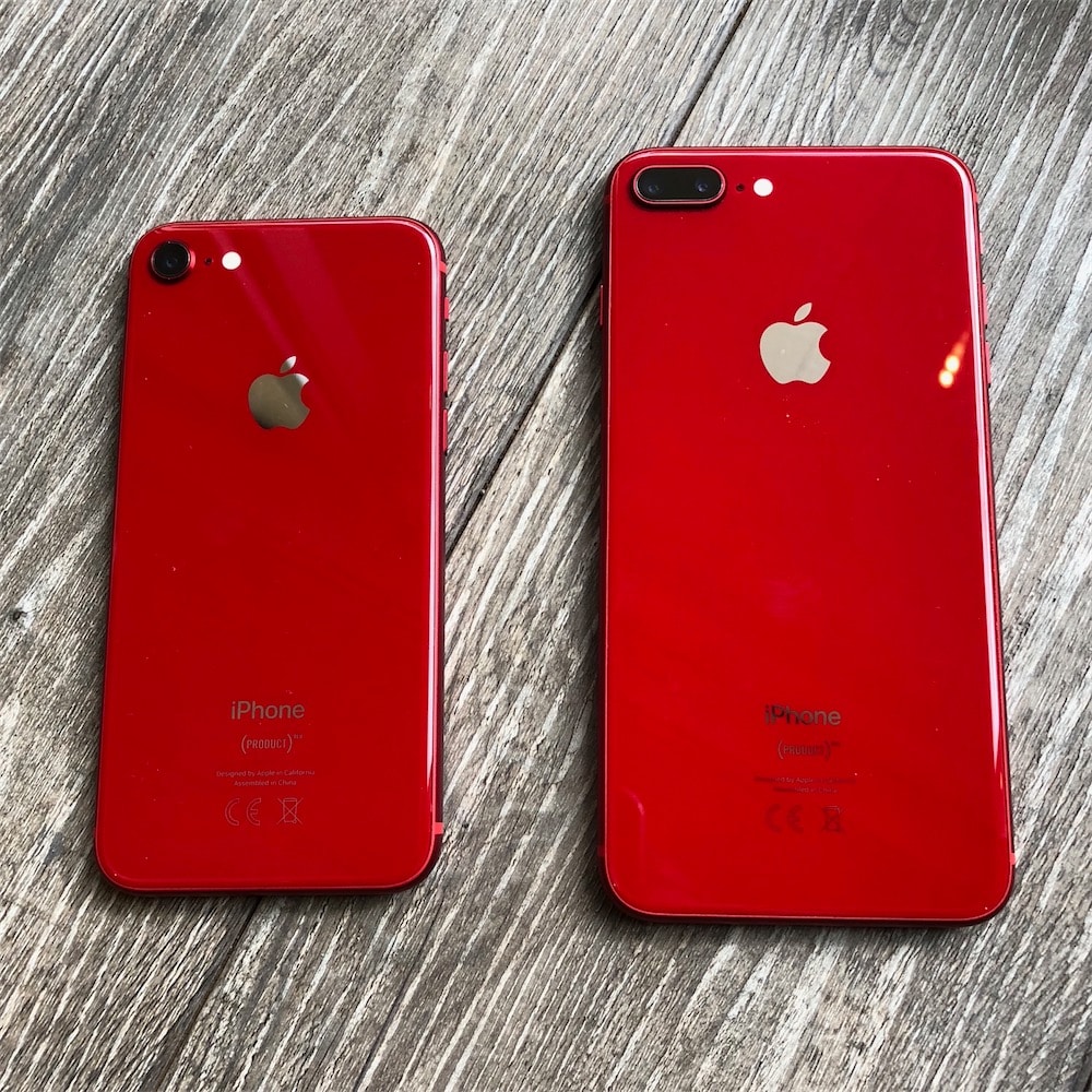 Aperçu Des Iphone 8 Productred En Rouge Et Noir