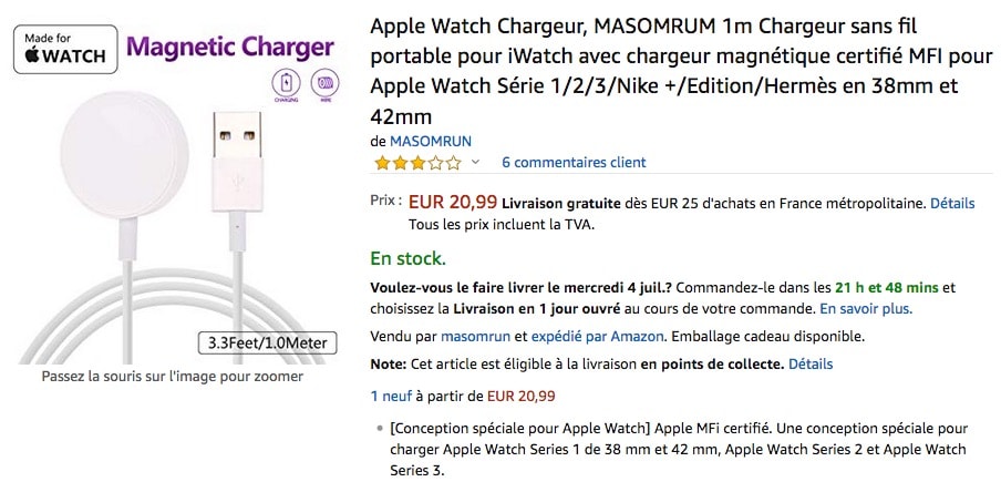 Certifié MFi d'Apple 2pack ] Chargeur iPhone 6 pi, Câble Lightning  long de 6 pi, câbles de chargement rapide pour Apple